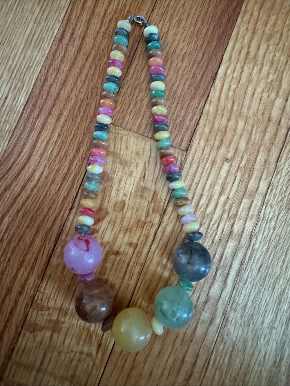 Vintage Multicolor Beaded Women’s Necklaces - Colorful Beads